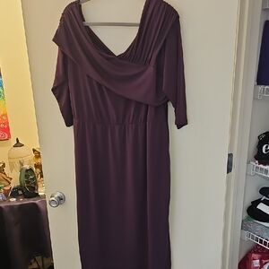 Closet Closing 2/28: Lane Byrant Elegant Purple Women's Dress 18/20